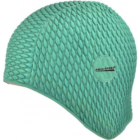 Czepek pływacki Aqua-Speed lateksowy Bombastic 04 zielony Aqua-Speed