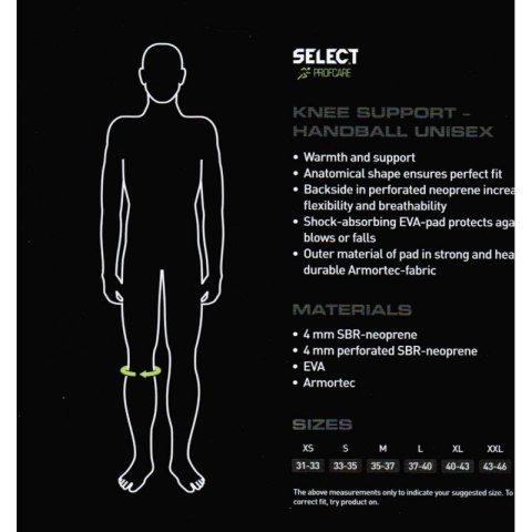 Ochraniacz kolana Select Profcare Neopren 6202 Select