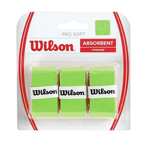Owijki Wilson Pro Soft Overgrip 3szt WRZ4040LI Wilson