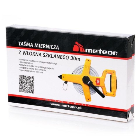 Taśma miernicza z rączką Meteor 30m 38307 Meteor