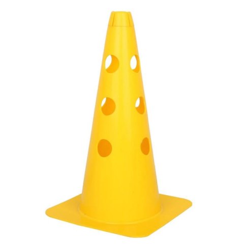 Pachołek z otworami 37,5 cm żółty