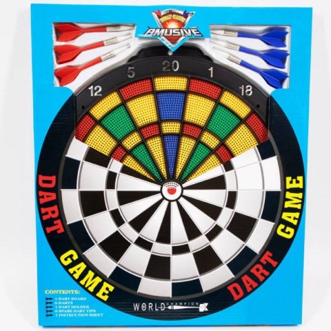 Tarcza Dart plastikowa 40 cm + 6 rzutek BT26903/EBO01316 Inny