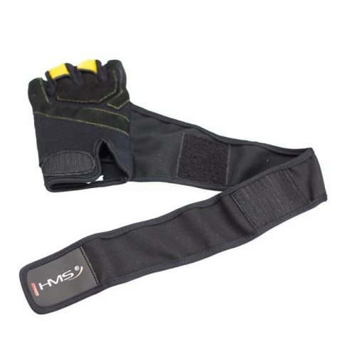 Rękawice na siłownię Black/Yellow HMS RST01 r.S HMS