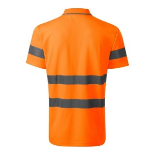 Koszulka polo Rimeck HV Runway M MLI-2V998 fluorescencyjny pomarańczowy Rimeck