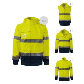 Kurtka Rimeck HV Guard 4 in 1 M MLI-5V297 fluorescencyjny żółty Rimeck