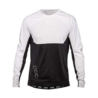 POC 52300-8001 RACEDAY DH JERSEY HYDROGEN WHITE/URANIUM BLACK POC