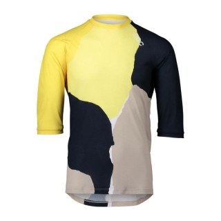POC 52833-8383 MTB PURE 3/4 JERSEY SPLASHES MULTI SULFUR YELLOW POC