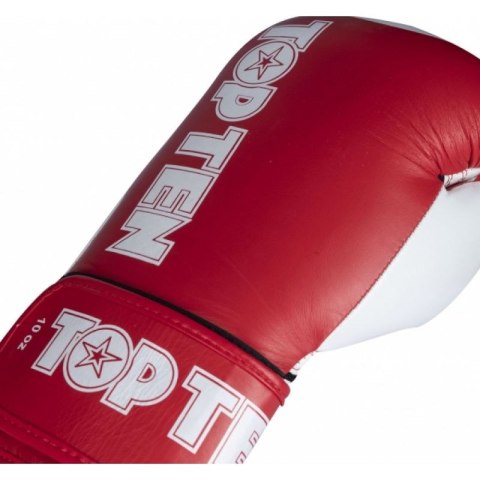 Rękawice bokserskie TOP TEN STAR-XLP 10 oz czerwone