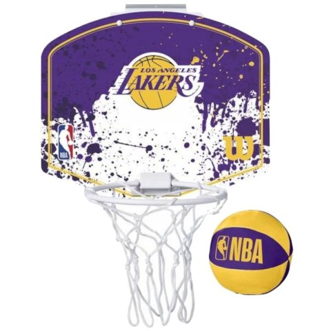 Tablica do koszykówki Mini Wilson NBA Team Los Angeles Lakers Mini Hoop WTBA1302LAL Wilson