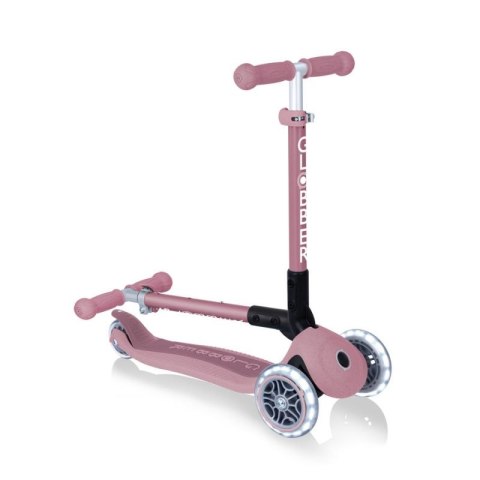 Hulajnoga 3-kołowa Globber Foldable Lights ECOlogic Berry 692-510 Globber
