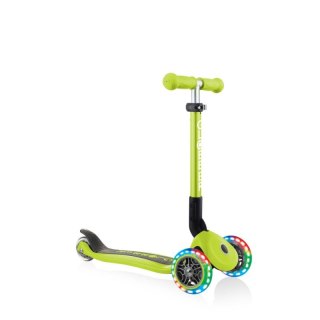 Hulajnoga 3-kołowa Globber Foldable Lights Lime Green Jr 437-106 Globber