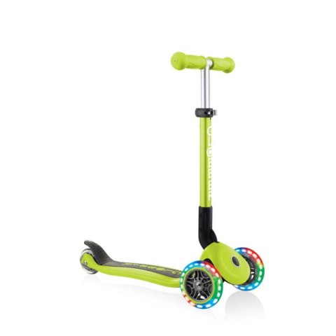 Hulajnoga 3-kołowa Globber Foldable Lights Lime Green Jr 437-106 Globber