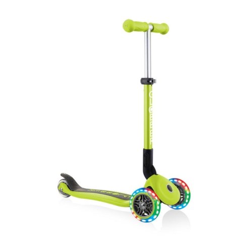 Hulajnoga 3-kołowa Globber Foldable Lights Lime Green Jr 437-106 Globber