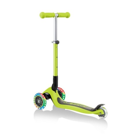 Hulajnoga 3-kołowa Globber Foldable Lights Lime Green Jr 437-106 Globber