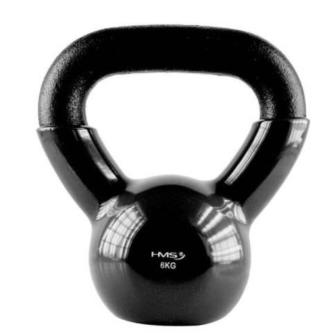 Kettlebell żeliwny Black HMS KNV06 6kg HMS