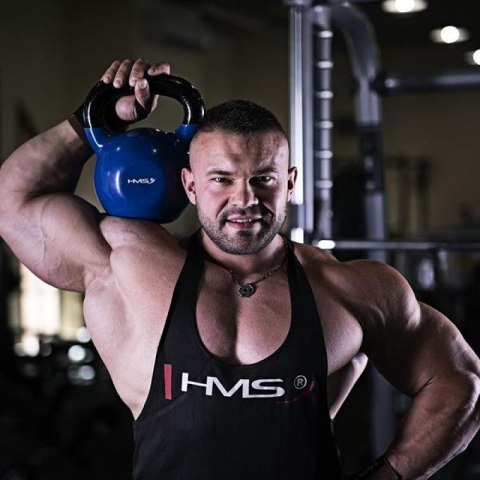 Kettlebell żeliwny Blue HMS KNV24 24kg HMS