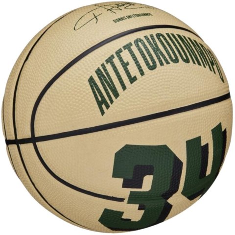 Piłka do koszykówki Wilson NBA Player Icon Giannis Antetokounmpo Mini Ball WZ4007501XB Wilson