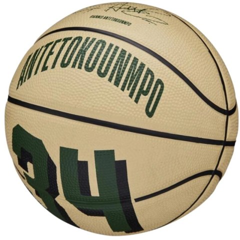 Piłka do koszykówki Wilson NBA Player Icon Giannis Antetokounmpo Mini Ball WZ4007501XB Wilson
