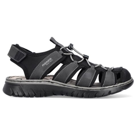 Sandały Rieker zabudowane M 26770-00 RKR584 Rieker