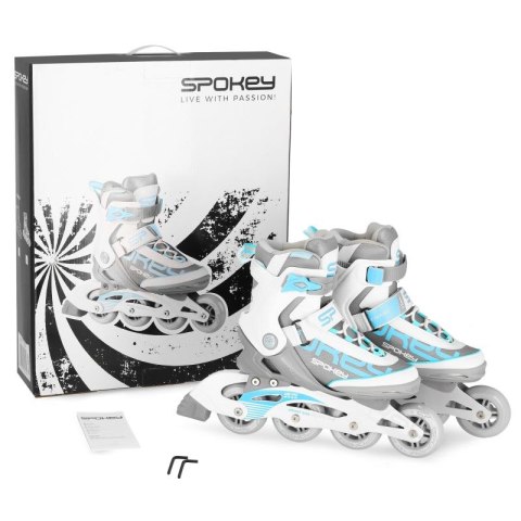 Łyżworolki Spokey Prime Pro WH/TQ 40 926968 Spokey