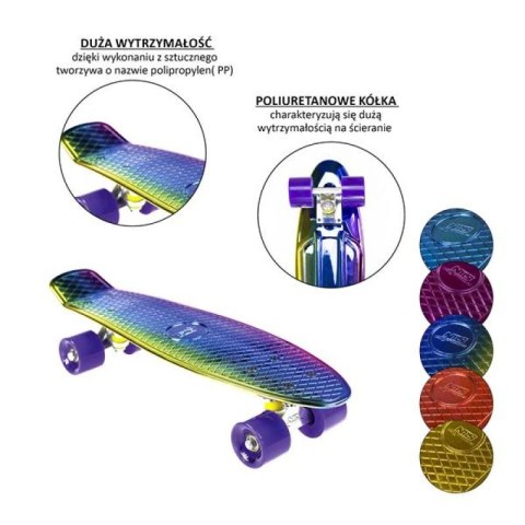 Deskorolka Nils Extreme ELECTROSTYLE PENNYBOARD PNB01 BLUE Nils Extreme