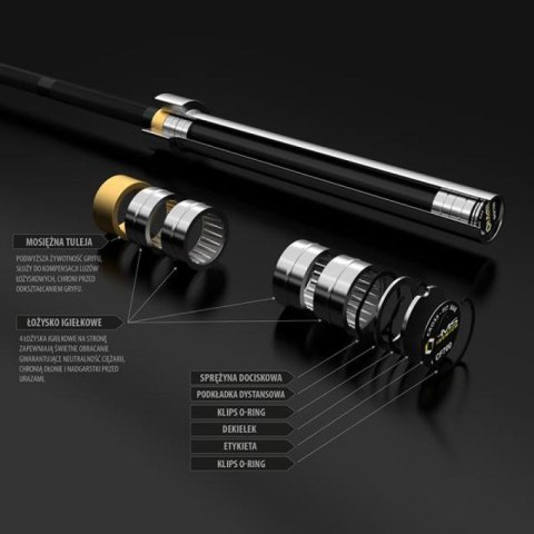 Gryf do crosffitu HMS Premium GCF700 220 cm 20 kg HMS