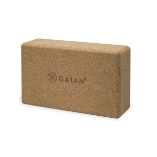 Kostka do jogi GAIAM z korka 52292 Gaiam