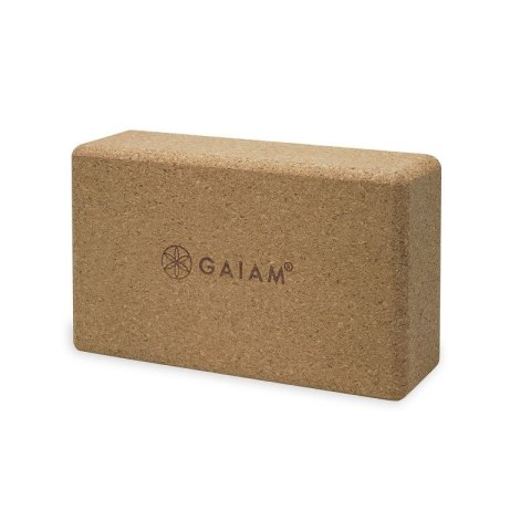 Kostka do jogi GAIAM z korka 52292 Gaiam