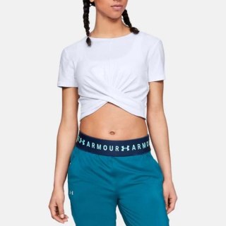 Koszulka Under Armour Lightweight Lux Crop Tee W 1305484-100 Under Armour