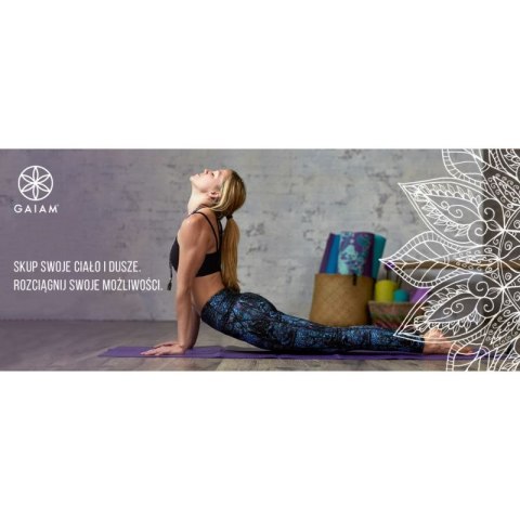 Mata do jogi Gaiam "SUNDIAL LAYERS" 6mm 62432 Gaiam