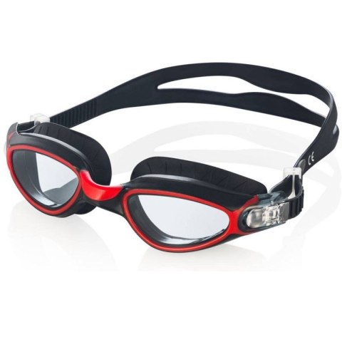 Okulary pływackie Aqua-Speed Calypso czarno-czerwone Aqua-Speed