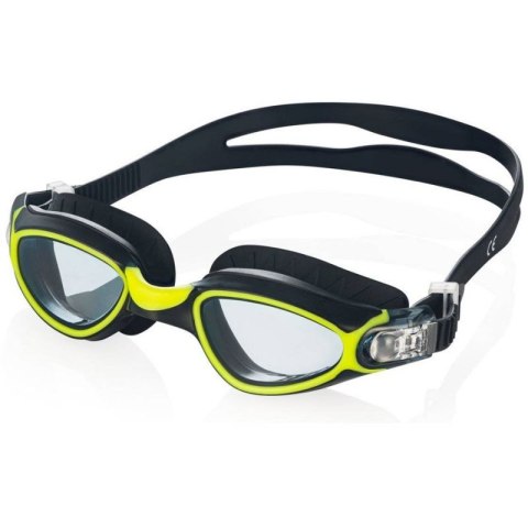 Okulary pływackie Aqua-Speed Calypso czarno-zielone Aqua-Speed