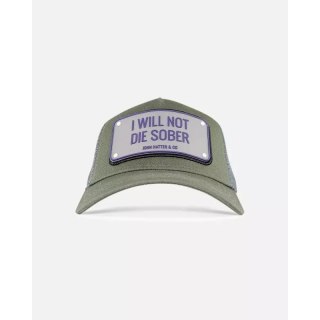 JOHN HATTER & CO I WILL NOT DIE SOBER RUBBER R-1054-U00 JOHN HATTER & CO