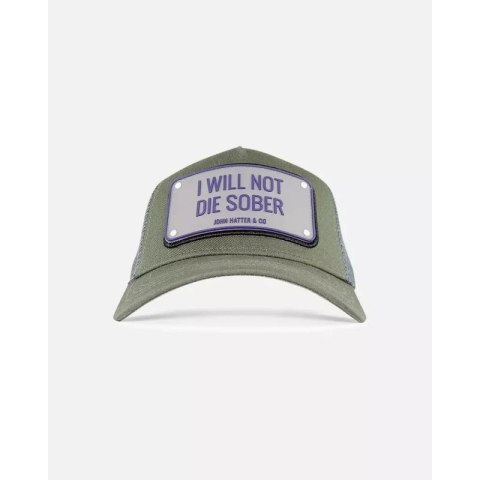 JOHN HATTER & CO I WILL NOT DIE SOBER RUBBER R-1054-U00 JOHN HATTER & CO