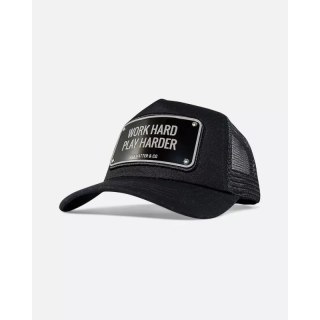 JOHN HATTER & CO WORK HARD PLAY HARDER BLACK 1-1073-U00