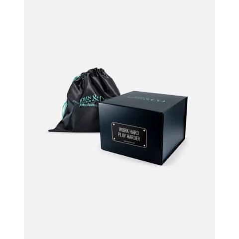 JOHN HATTER & CO WORK HARD PLAY HARDER BLACK 1-1073-U00