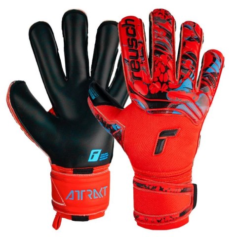 Rękawice bramkarskie Reusch Attrakt Gold X Evolution Cut Finger Support M 53 70 950 3333 Reusch