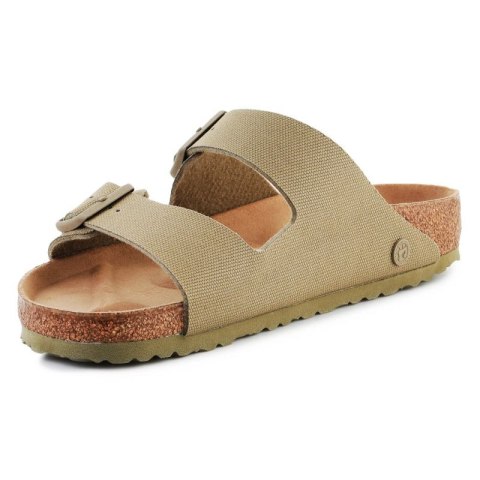Klapki Birkenstock Rivet Logo Vegan Canvas Faded M 1023958 Birkenstock