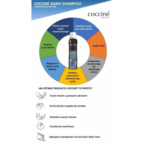 Pianka czyszcząca do skór i tekstyliów Coccine DA0277 Inny