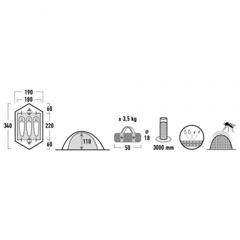 Namiot High Peak Woodpecker 10194 High Peak