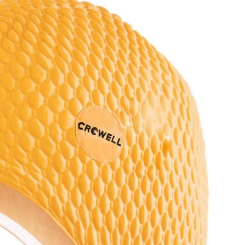 Czepek pływacki bąbelkowy Crowell Java pomarańczowy kol.9 Crowell