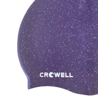 Czepek pływacki silikonowy Crowell Recycling Pearl fioletowy kol.4 Crowell