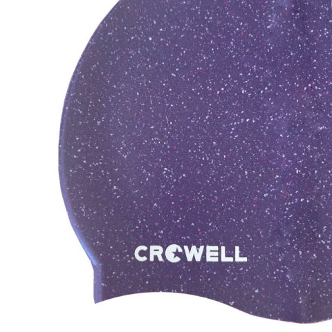 Czepek pływacki silikonowy Crowell Recycling Pearl fioletowy kol.4 Crowell
