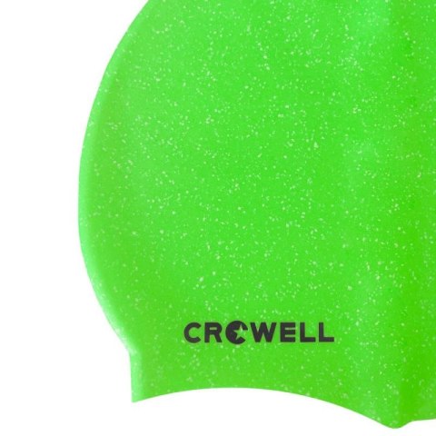 Czepek pływacki silikonowy Crowell Recycling Pearl jasnozielony kol.8 Crowell