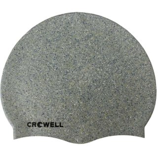 Czepek pływacki silikonowy Crowell Recycling Pearl srebrny kol.2 Crowell
