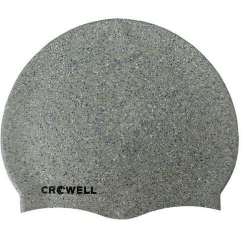 Czepek pływacki silikonowy Crowell Recycling Pearl srebrny kol.2 Crowell
