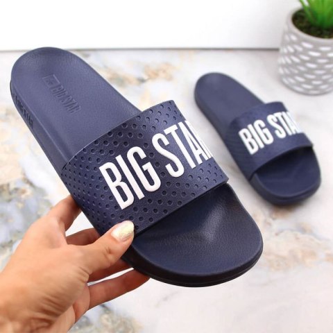 Klapki piankowe Big Star Jr INT1908C granatowe Big Star