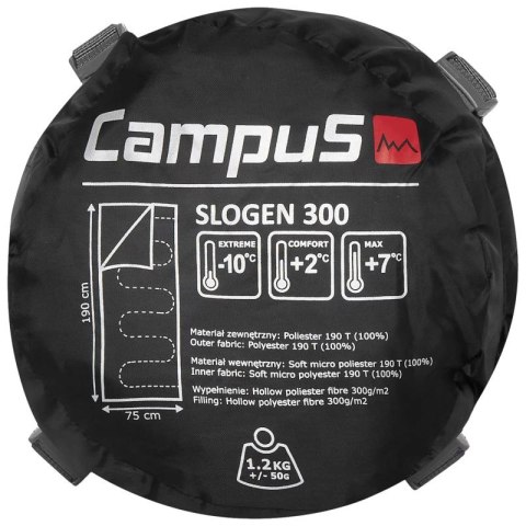 Śpiwór Campus Slogen 300 Left Sleeping Bag CUL701123404 Campus