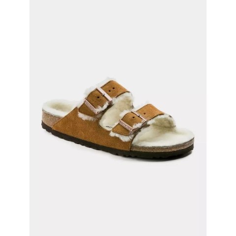 Klapki Birkenstock Arizona Shearling Mink W 1001135 Birkenstock