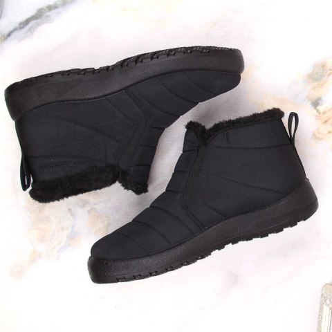 Wodoodporne śniegowce wsuwane News W EVE438A czarne NEWS